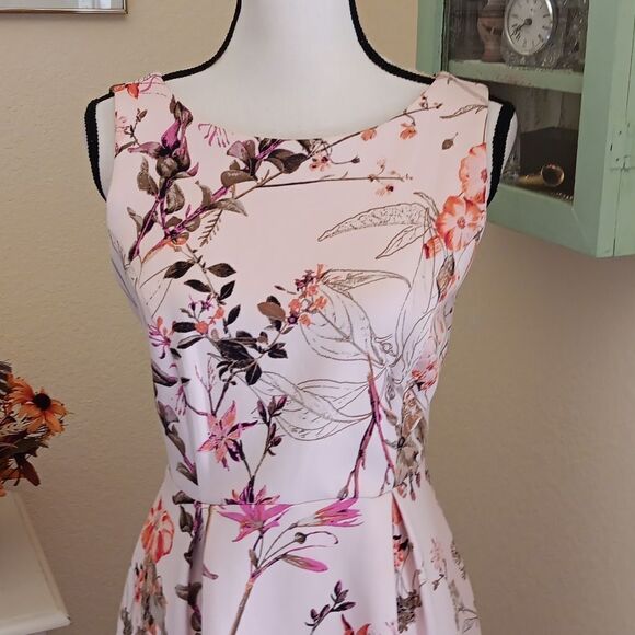 EnFocus Ponte Floral Dress - Picture 3 of 13